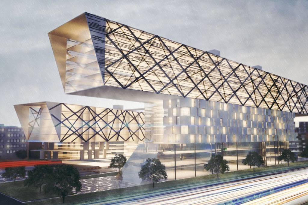 MIXED-USE COMPLEX<br/>Beijing China - Geoform Architects