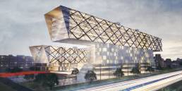 MIXED-USE COMPLEX<br/>Beijing China - Geoform Architects