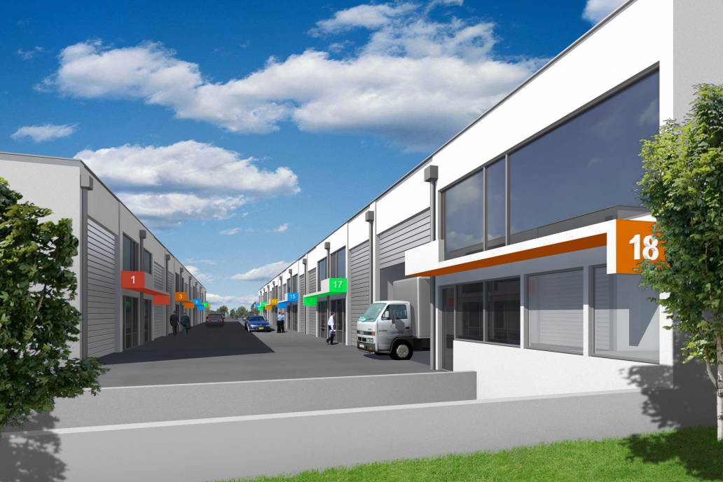 WAREHOUSES<br/>Rhodes - Geoform Architects